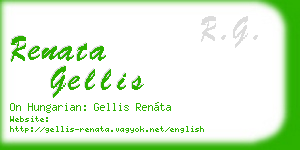 renata gellis business card